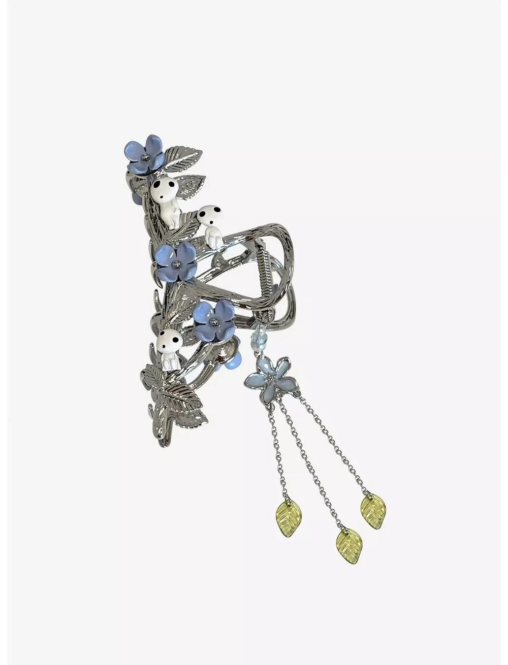 Studio Ghibli Princess Mononoke Kodama Flower Chain Claw Hair Clip NEW
